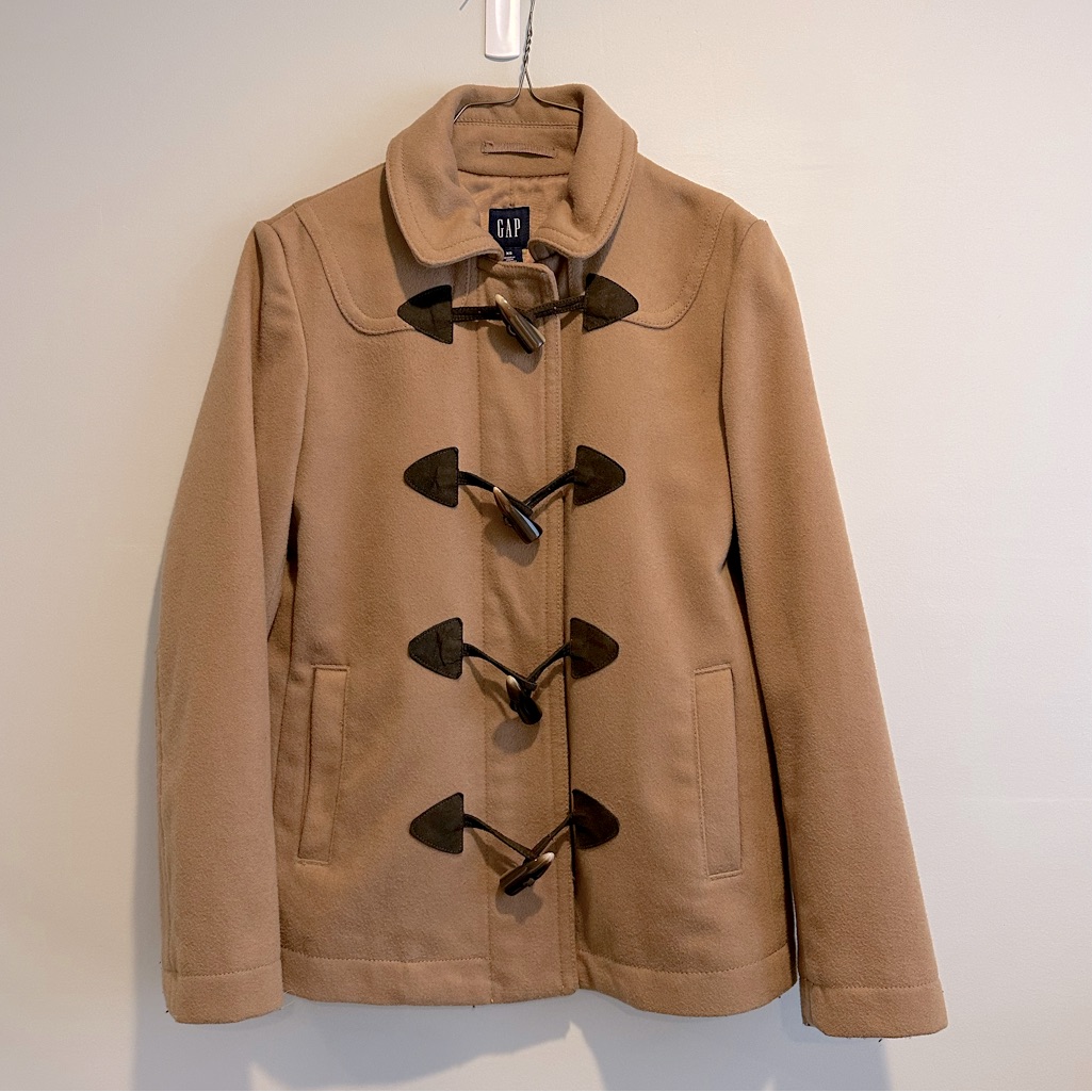 Gap Wool Camel Toggle Coat